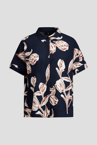 Extra foto 5 van Blauwe blouse met print  door AC by Annelien Coorevits voor Dames