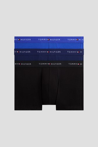 Productfoto 1 van Blauwe boxershorts - Set van 3 door Tommy Hilfiger voor Heren