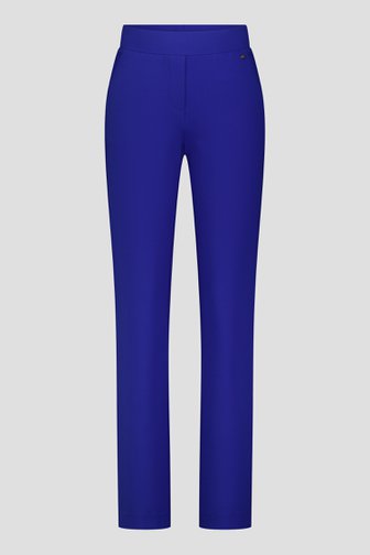 Voorkant van Blauwe broek met elastische tailleband door Claude Arielle voor Dames