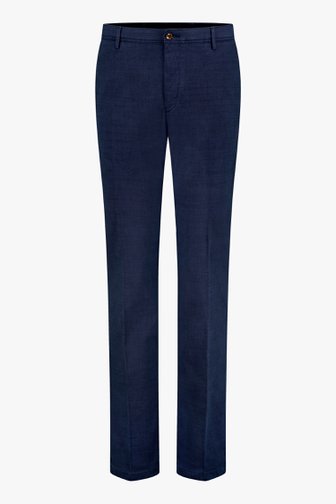 Blauwe chino - New York - slim fit van Brassville voor Heren