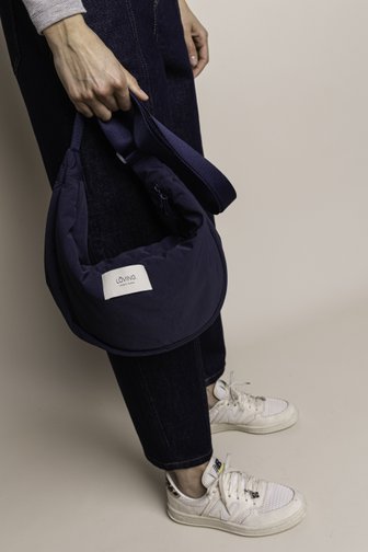 Blauwe crossbodytas