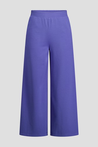 Voorkant van Blauwe culotte met stretch door Liberty Island voor Dames