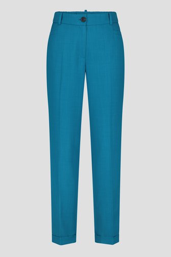 Blauwe geklede broek van More & More voor Dames