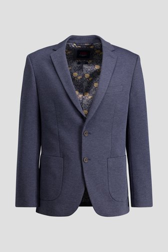 Productfoto 1 van Blauwe gemêleerde blazer - Regular fit door Dansaert Blue voor Heren