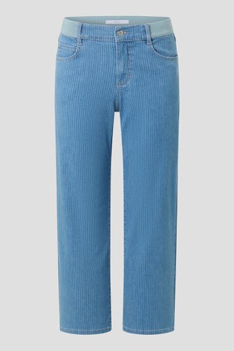Productfoto 1 van Blauwe gestreepte jeans - Culotte door Angels voor Dames