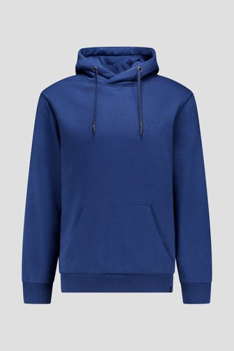 Voorkant van Blauwe hoodie door Ravøtt voor Heren