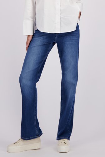 Voorkant van Blauwe jeans met verwassen look - Straight fit  door Angels voor Dames
