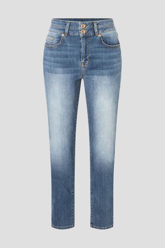 Blauwe jeans - Straight fit - 7/8 lengte van More & More voor Dames