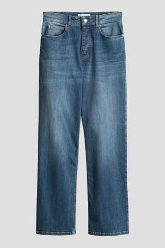 Voorkant van Blauwe jeans - Straight fit door Opus pants voor Dames