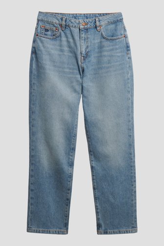 Productfoto 1 van Blauwe jeans - Straight fit door Superdry voor Dames