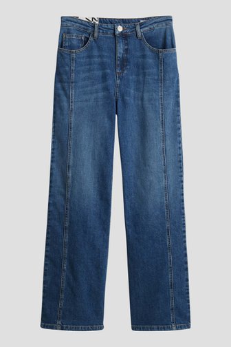 Voorkant van Blauwe jeans - wide leg fit door Opus voor Dames