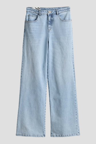 Voorkant van Blauwe jeans - Wide leg fit  door Opus voor Dames