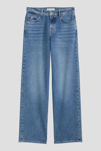 Voorkant van Blauwe jeansbroek - Wide leg fit door Marc O'Polo voor Dames