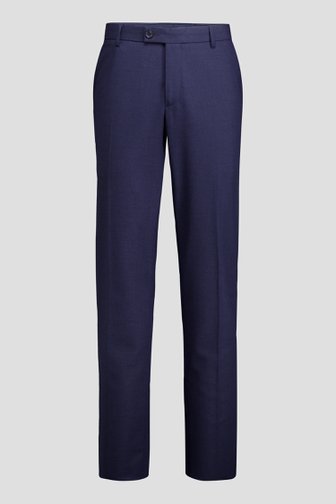 Voorkant van Blauwe kostuumbroek - Slim fit - Starmer door Dansaert Black voor Heren