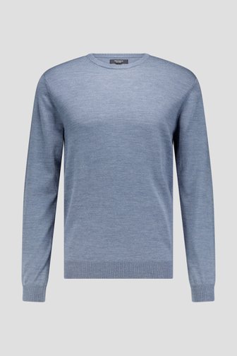 Productfoto 1 van Blauwe trui met ronde hals door Matinique voor Heren