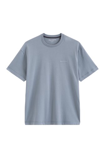 Productfoto 1 van Blauwgrijze T-shirt met ronde hals door Marc O'Polo voor Heren