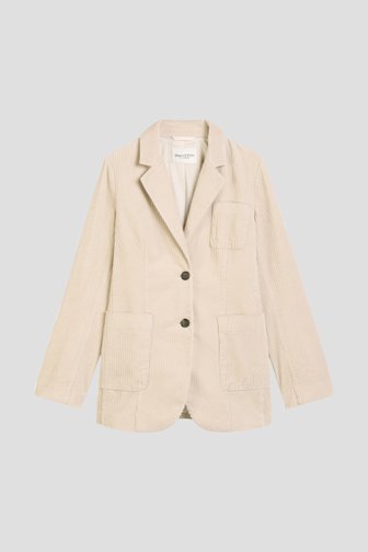 Photo produit 1 de Blazer beige en velours côtelé de Marc O'Polo pour Femmes