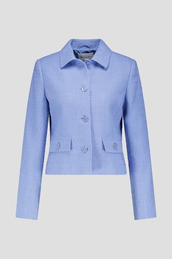 Blazer bleu clair en bouclé de D'Auvry pour Femmes