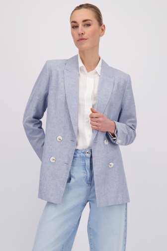 Le devant de Blazer bleu clair  de Liberty Island pour Femmes