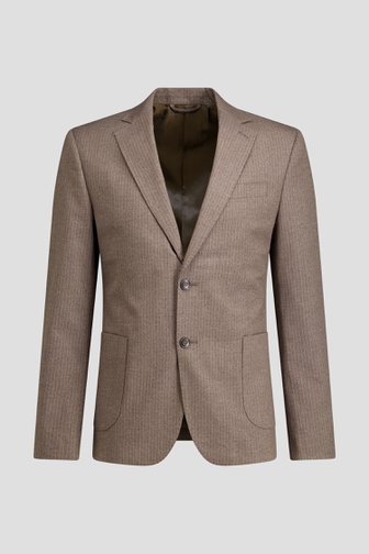 Photo produit 1 de Blazer brun à fines rayures - Slim fit de Upper East pour Hommes