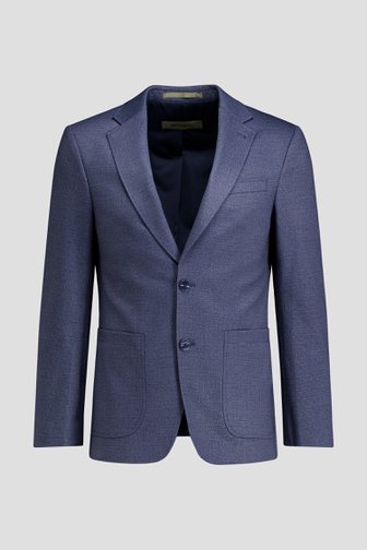 Photo produit 1 de Blazer chiné bleu de Benvenuto pour Hommes