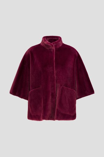 Le devant de Blazer en bouclé bordeaux de D'Auvry pour Femmes
