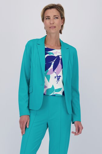Blazer turquoise de Claude Arielle pour Femmes