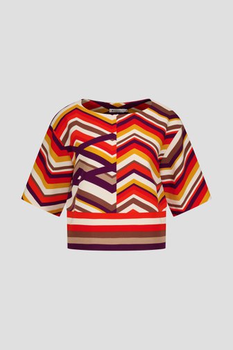 Blouse à imprimé géométrique coloré de D'Auvry pour Femmes