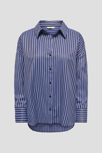 Photo produit 1 de Blouse à rayures marron et bleues de JDY pour Femmes