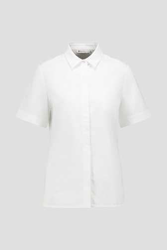 Blouse blanche à manches courtes de D'Auvry pour Femmes