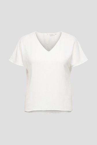 Photo produit 1 de Blouse blanche à manches courtes de ONLY Carmakoma pour Femmes