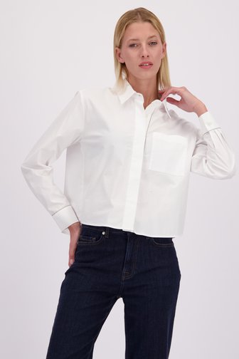 Le devant de Blouse blanche avec détails argentés de More & More pour Femmes