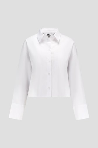 Blouse blanche courte de Louise pour Femmes