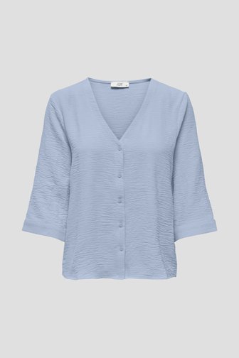 Photo produit 2 de Blouse bleu clair avec un effet tetra de JDY pour Femmes