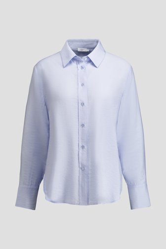 Le devant de Blouse bleu clair de Liberty Island pour Femmes