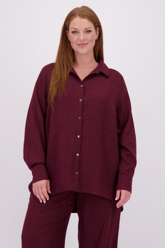 Le devant de Blouse bordeaux  de ONLY Carmakoma pour Femmes
