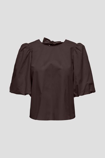 Photo produit 1 de Blouse brune foncée à manches bouffantes de JDY pour Femmes