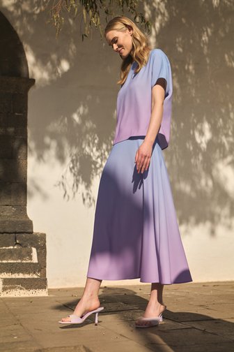 Blouse dégradée lilas de D'Auvry pour Femmes