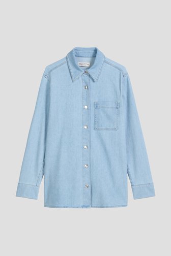 Le devant de Blouse en denim bleu clair  de Marc O'Polo pour Femmes