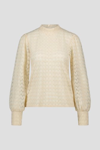 Blouse en dentelle beige	 de JDY pour Femmes