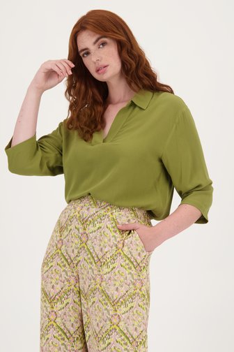 Blouse fine kaki de Liberty Loving nature pour Femmes