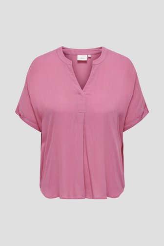 Blouse fine rose  de Only Carmakoma pour Femmes