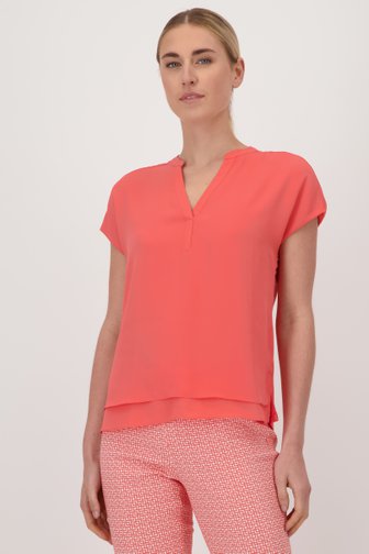 Blouse fine rose saumon de Liberty Island pour Femmes