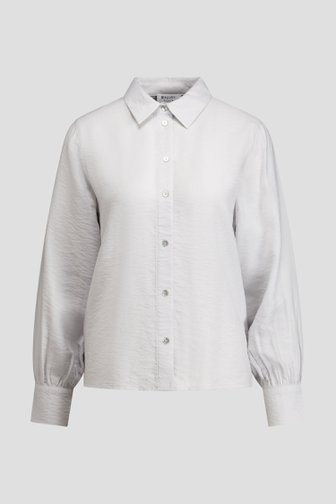 Le devant de Blouse gris clair à fine touche pailletée de D'Auvry Studio pour Femmes