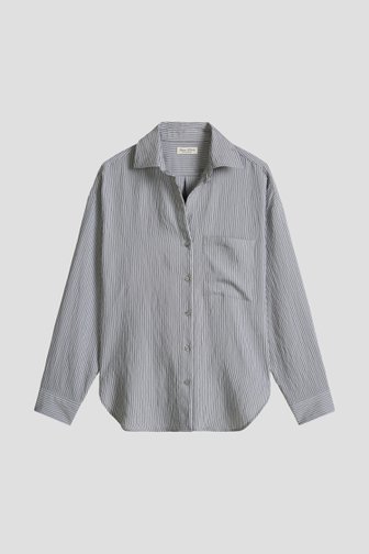 Photo produit 1 de Blouse grise à rayures de Marc O'Polo pour Femmes