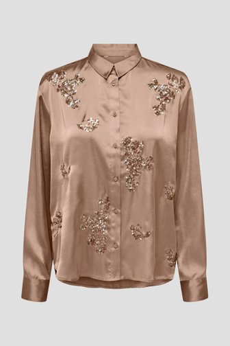 Blouse marron à paillettes de JDY pour Femmes