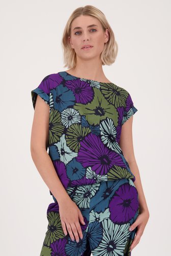 Libelle Blouse met bloemenprint