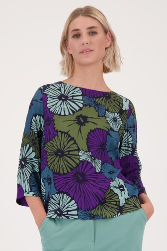 Libelle Blouse met bloemenprint