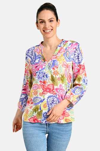 Blouse met kleurrijke bloemenprint van Bicalla voor Dames
