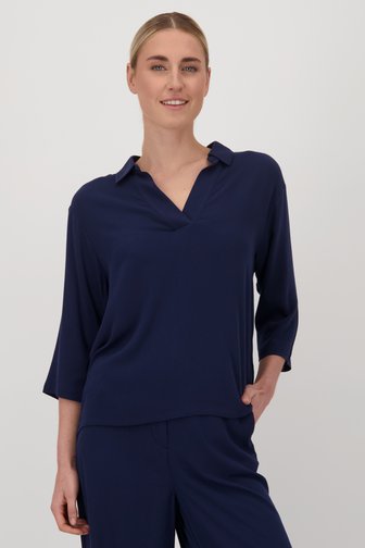 Blouse navy fine de Liberty Island pour Femmes